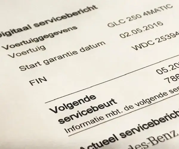 digitaal servicebericht